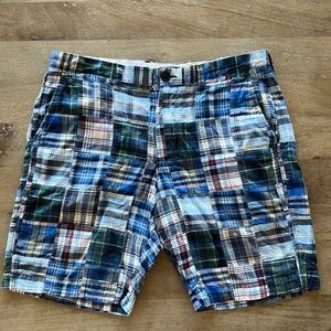 J Crew patchwork shorts size 34